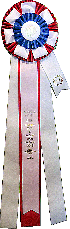 3rd Prize Bean and Bacon Days Parade Award 2013